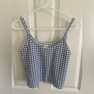 checkered tank top